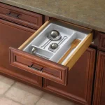 Real Solutions for Real Life Real Solutions by Knape and Vogt Plastic Utility Drawer Organizer, White thumbnail 2