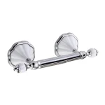 MODONA Flora 4-Piece Bathroom Accessories Set - White Porcelain & Polished Chrome thumbnail 3