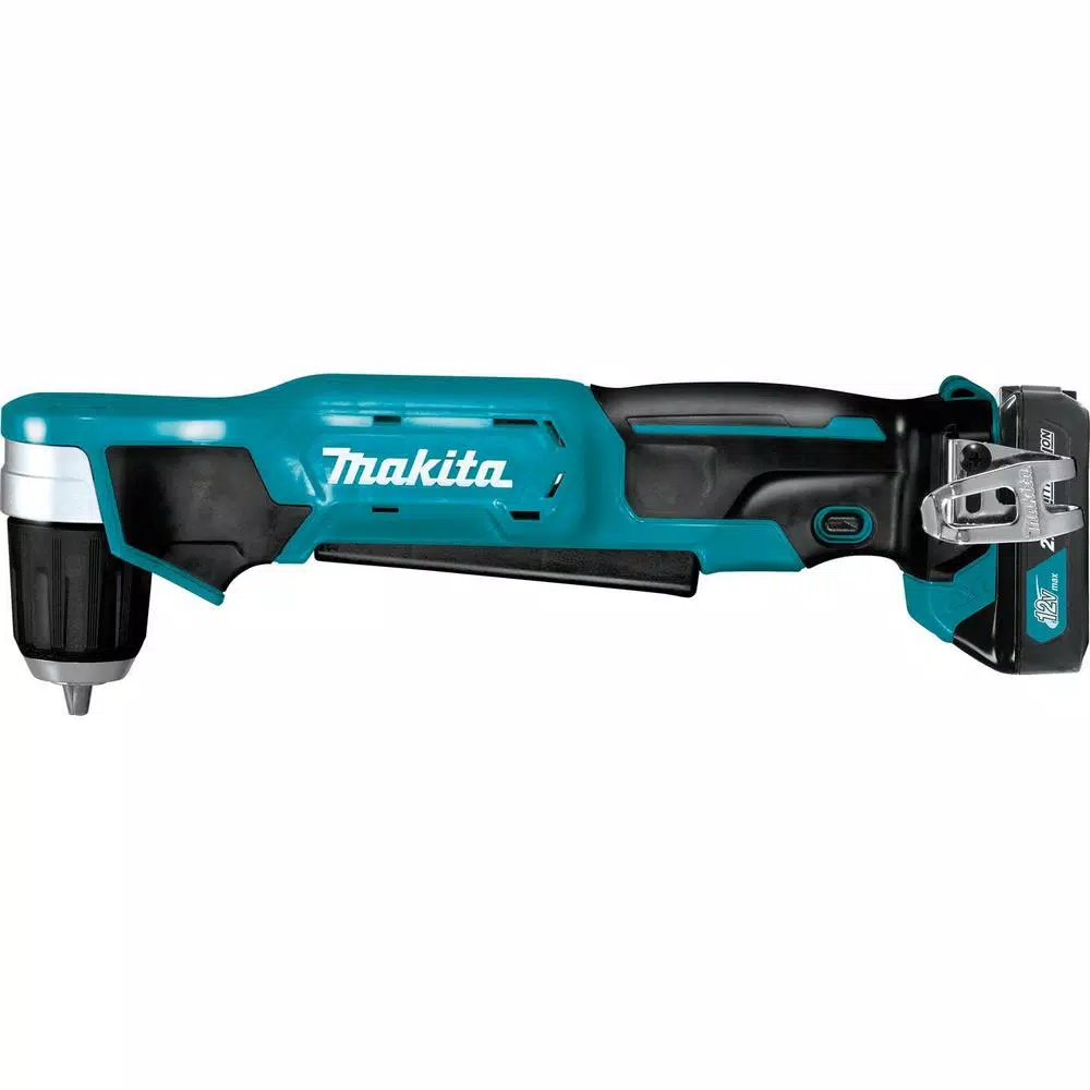 Makita 12V MAX CXT Lithium-Ion Cordless 3/8 in. Right Angle Drill Kit (2.0 Ah)