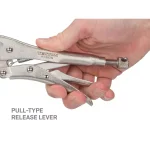 TEKTON 9 in. Long Nose Locking Pliers with Chrome Molybdenum Jaws thumbnail 11