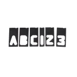 Milescraft 1-1/2 in. Horizontal Sign Making Letter and Number Template Set, 42-Piece thumbnail 1