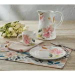 Split P First Blush 74 oz. Ceramic Pitcher with Floral Pattern thumbnail 3