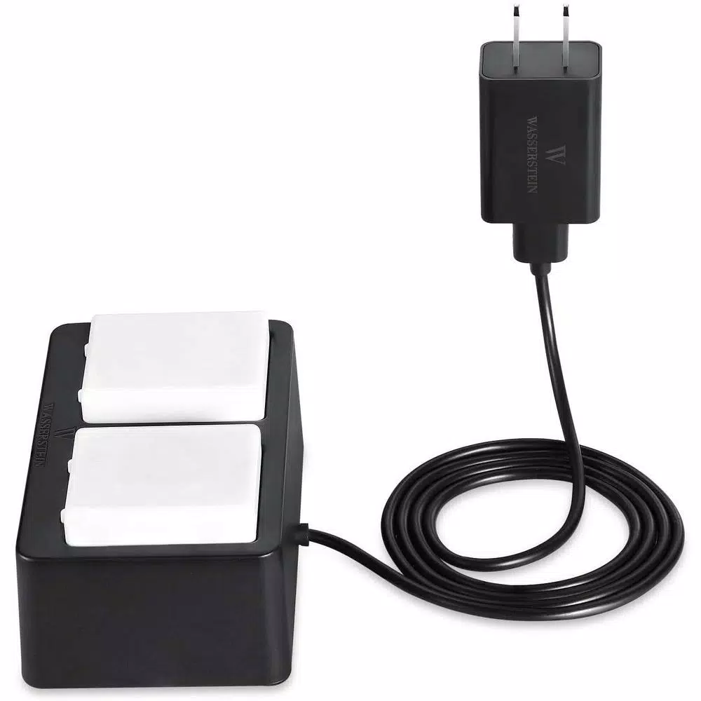 Wasserstein Charging Station for Arlo Ultra, Ultra 2, Pro 3, and Pro 4 Batteries with 3.2ft Micro USB Cable