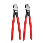 KNIPEX 10 in. High-Leverage Diagonal Cutter Set, 2-Piece thumbnail 1