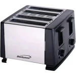 Brentwood 4-Slice Black Designer Toaster with 6 Browning Settings thumbnail 1