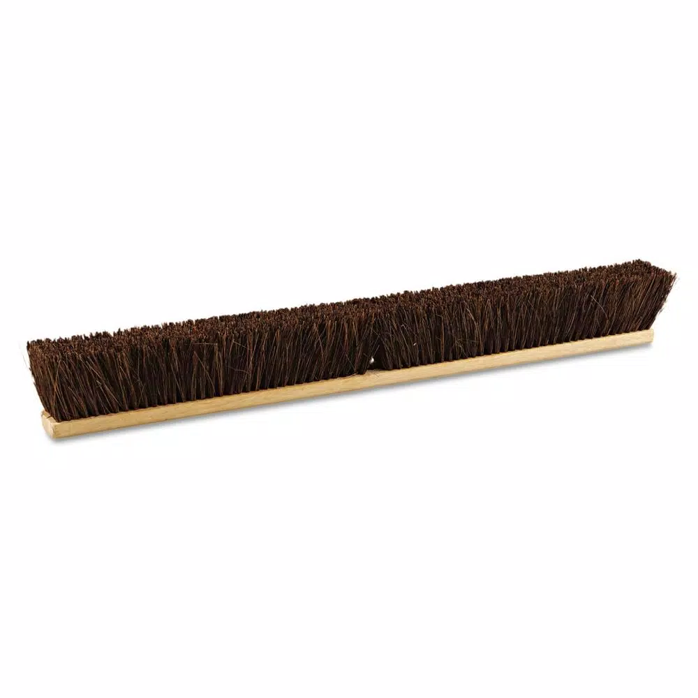 Boardwalk 36 in. Palmyra Bristle Floor Brush Head with Hardwood Block