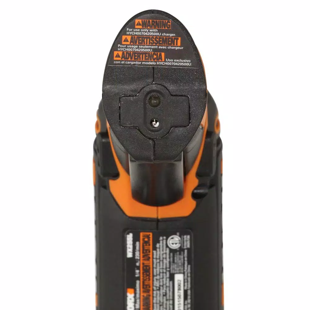 WORX 4V Lithium-Ion 1/4 in. Cordless Driver with Integrated Screw Holder and Bit Changer