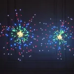 LUMABASE 200-LED Multi-Color Starburst Fairy Lights with Remote Control, Battery Operated, Set of 2 thumbnail 2