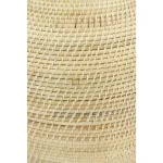 LITTON LANE Large Handwoven Natural Bamboo and Rattan Decorative Vase, 17 in. x 14 in. thumbnail 4