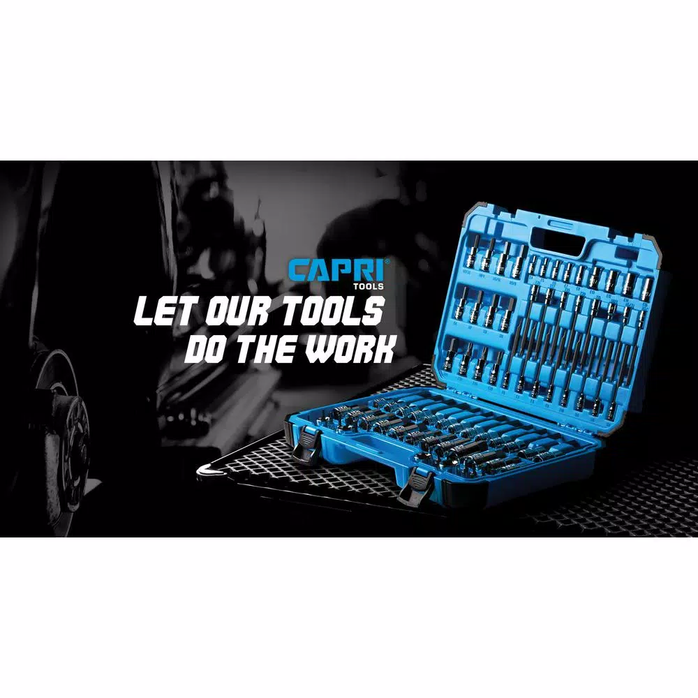 Capri Tools 88-Piece Master Bit Socket Set - S2 Steel & Chrome Vanadium