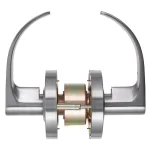Universal Hardware Commercial Heavy Duty Vandal Resistant Storeroom Door Lever, Satin Chrome, ANSI Grade 1 thumbnail 3