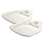 Villeroy & Boch BBQ Passion 2-Piece White Porcelain Steak Plate Set, Service for 2 thumbnail 1