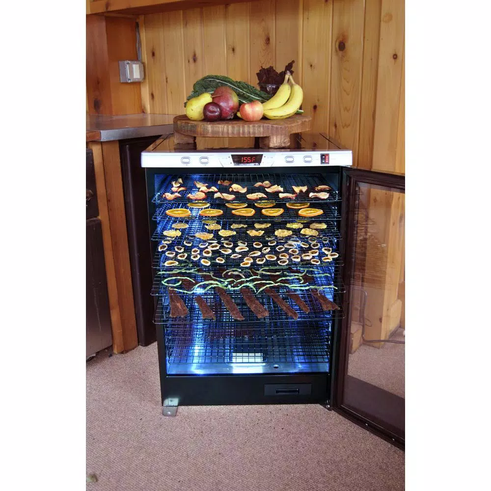 Weston Pro-2400 24-Tray Commercial Style Digital Food Dehydrator, 1600W, Black