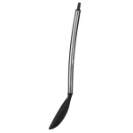 Unbranded Stainless Steel and Silicone Solid Spoon - Black thumbnail 3