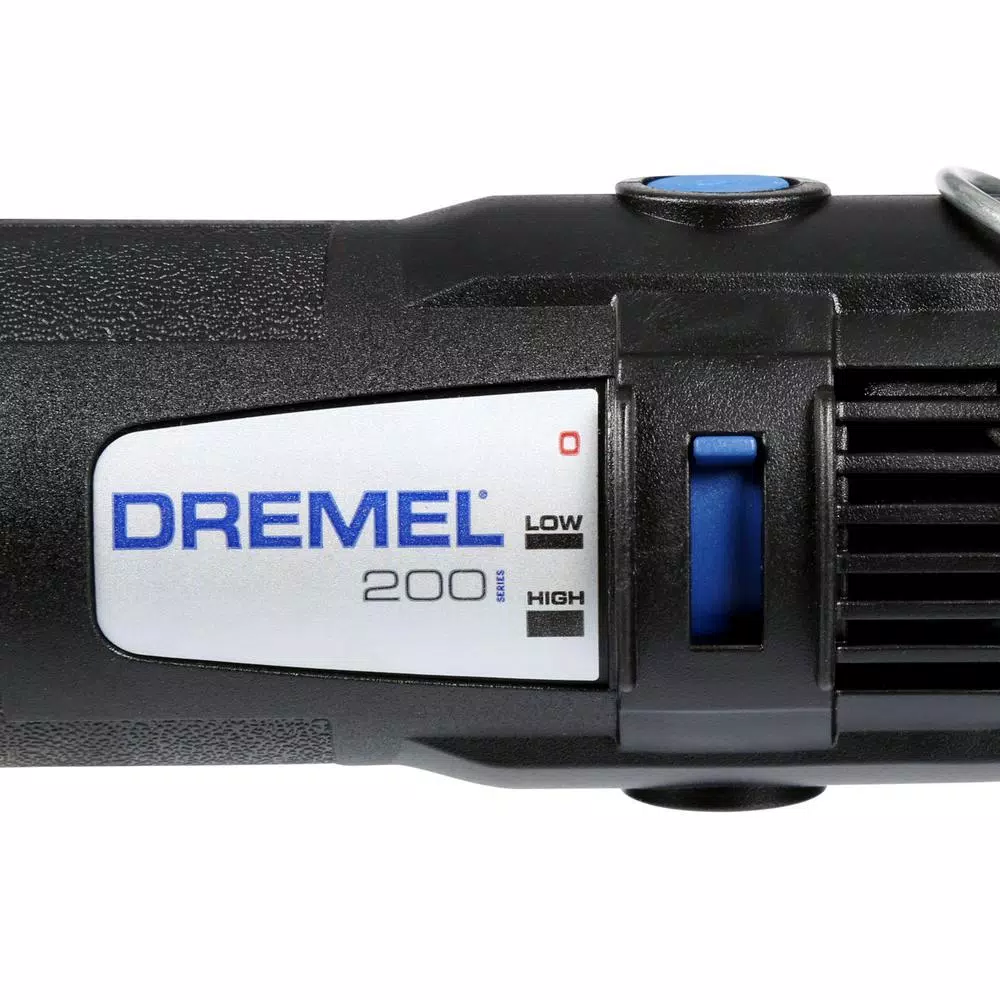 Dremel 200 Series Dual Speed Corded Rotary Tool Kit with 15 Accessories and 1 Attachment