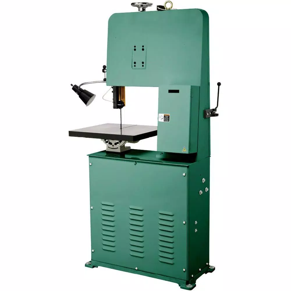Grizzly Industrial 18-in. Variable-Speed Vertical Metal-Cutting Bandsaw with Built-in Blade Welder and Stand