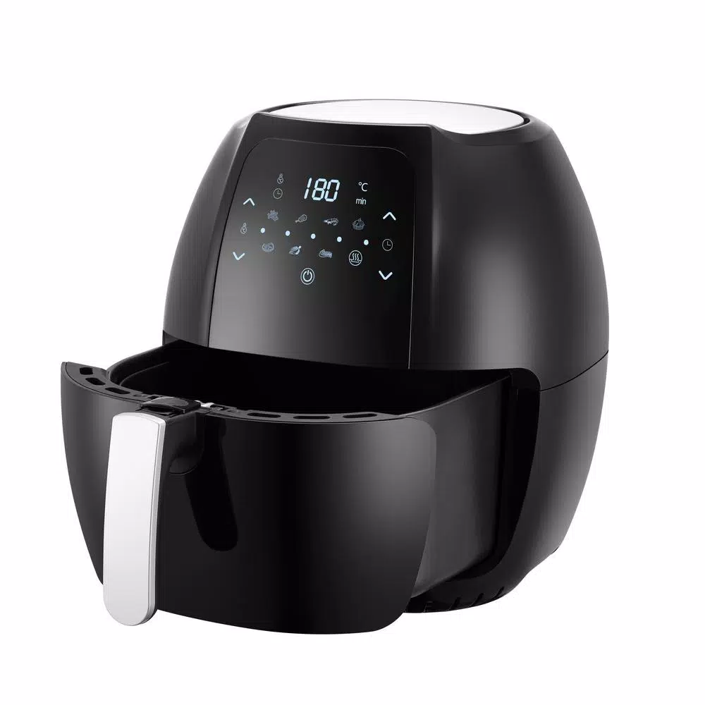 Frigidaire 6.2 Qt. Black Electric Air Fryer with 7 Preset Cooking Menus and LCD Digital Display