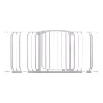 Dreambaby Chelsea Extra Wide Auto-Close Security Gate with Extensions, White thumbnail 1