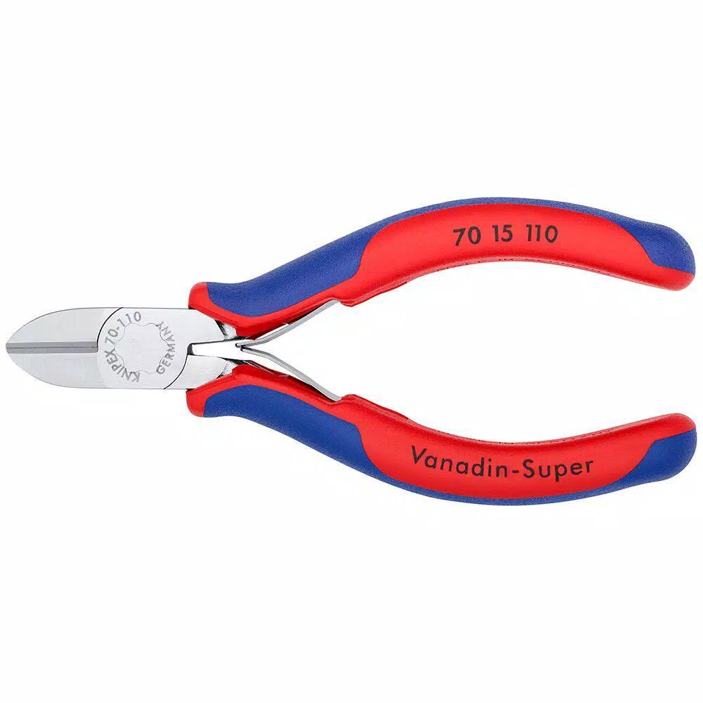 KNIPEX 4-1/2 in. Diagonal Cutters with Comfort Grip, Made in Germany