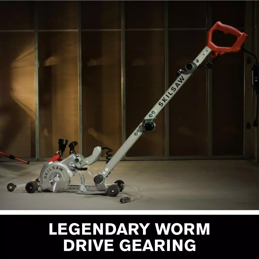 SKILSAW 7 in. Medusaw Walk Behind Worm Drive Concrete Saw