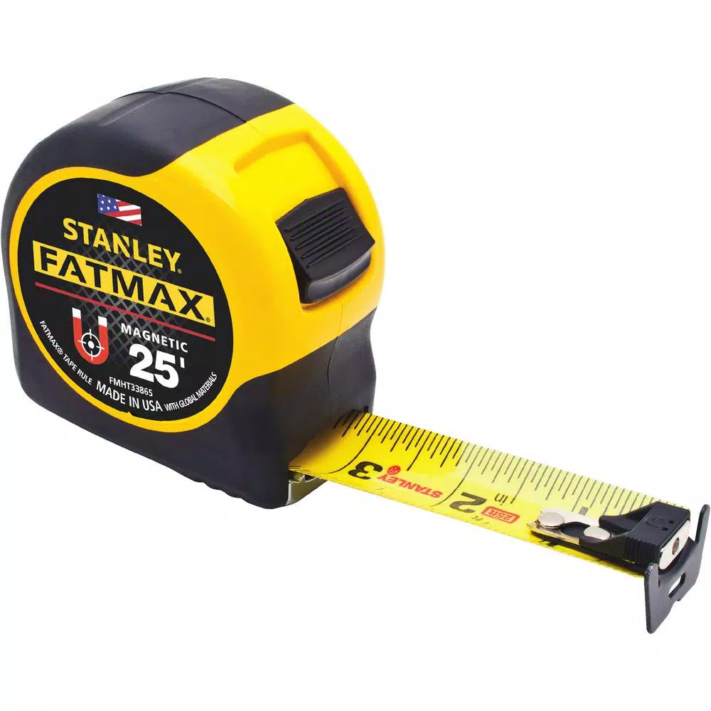 Stanley FATMAX 25 ft. Magnetic Tape Measure, 1-1/4 in. Wide (4-Pack)