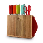 Fiesta 12-Piece Multicolor Forged High-Carbon Stainless Steel Knife Block Set thumbnail 1