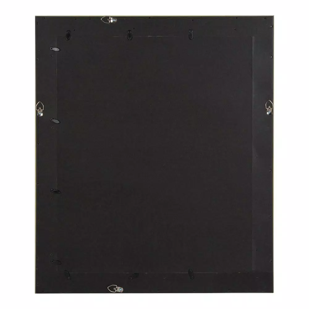 Kate and Laurel Edson Walnut Brown Picture Frame Set, 16 x 20 in. with 11 x 14 in. Mat (Set of 2)