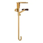 Village Lighting Company Gold Mantle Garland and Stocking Holder - Adjustable Cantilever Design thumbnail 2