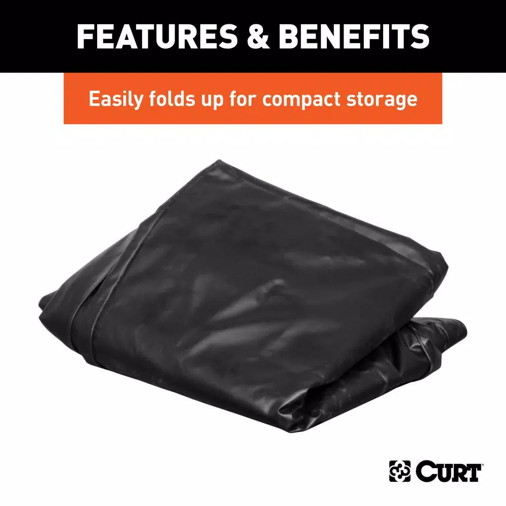 CURT 56" x 22" x 21" Water Resistant Hitch Cargo Bag, 15 cu. ft. Storage