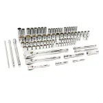 GEARWRENCH 94-Piece Metric and SAE Mechanics Hand Tool Set with EVA Socket Tray thumbnail 2