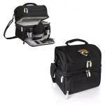 ONIVA Pranzo Jacksonville Jaguars Black Insulated Lunch Bag with Cutlery Set thumbnail 2
