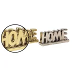 LITTON LANE Porcelain HOME Decorative Sign Set - Gold and Silver Accents thumbnail 3