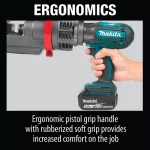 Makita 18V LXT Cordless Rebar Cutter Kit with 5.0Ah Battery and Charger thumbnail 9