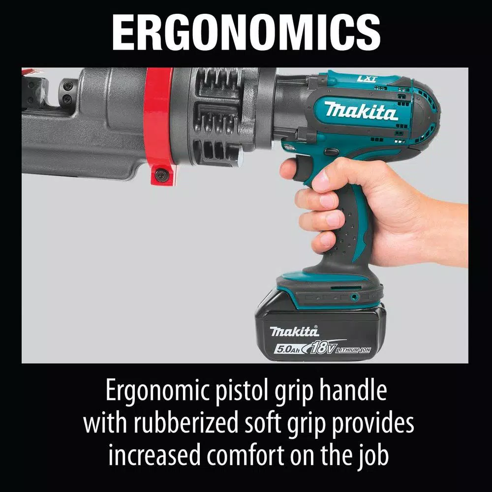 Makita 18V LXT Cordless Rebar Cutter Kit with 5.0Ah Battery and Charger
