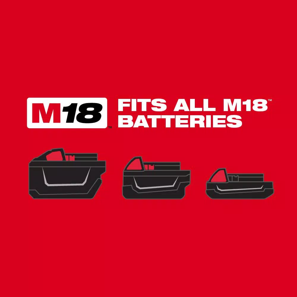 Milwaukee M18 FUEL QUIK-LOK Cordless String Trimmer Kit with (3) 8.0 Ah Batteries and Charger