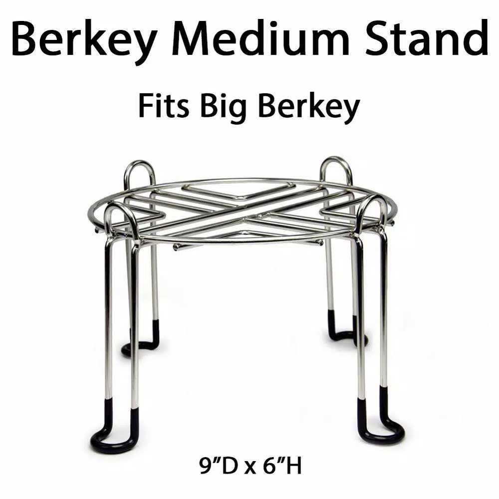 Berkey Polished Stainless Steel Water Filter Stand - Medium
