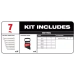 Milwaukee 130-Piece Ratchet and Socket Mechanics Tool Set with PACKOUT Modular Storage thumbnail 5