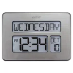 La Crosse Technology Atomic Full Calendar Digital Wall Clock with Extra Large Digits and Backlight thumbnail 8