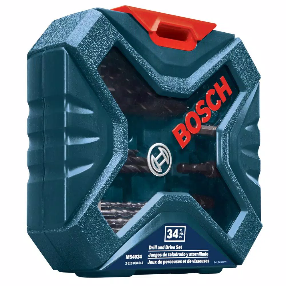 Bosch 34-Piece Drilling and Driving Bit Set with Sockets and Case