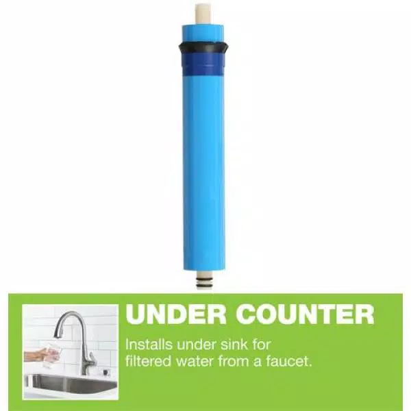 GE Reverse Osmosis Replacement Membrane Cartridge - NSF Certified Filtration
