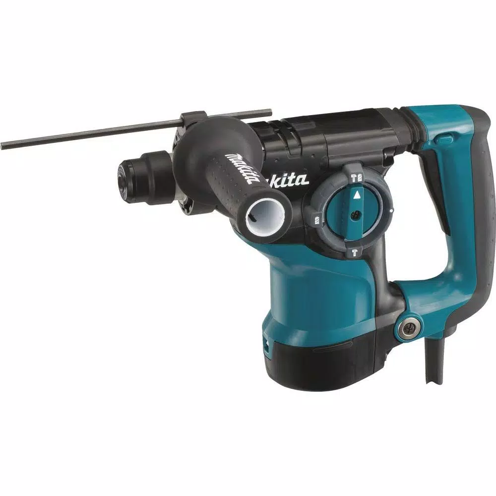 Makita HR2811F 7 Amp SDS-Plus Corded Rotary Hammer Drill with Dust Collection Attachment & Vacuum Hose Kit