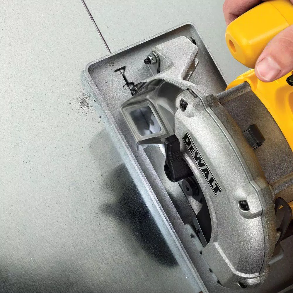 DEWALT DCS373P2 20V MAX Cordless 5-1/2 in. Metal Cutting Circular Saw Kit with (2) 5.0 Ah Batteries