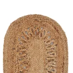 LR Home Natural Brown Jute Placemats, 19 in. x 13 in. - Set of 4 thumbnail 2
