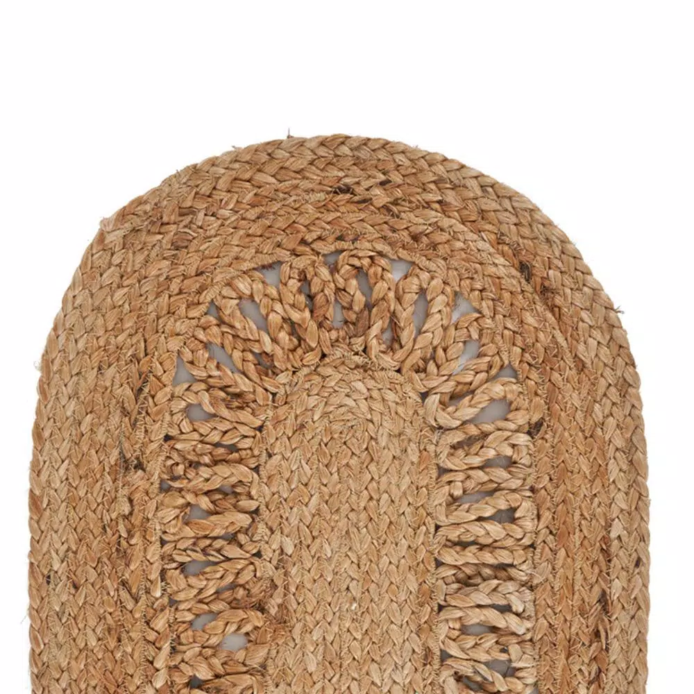 LR Home Natural Brown Jute Placemats, 19 in. x 13 in. - Set of 4