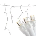 Northlight 100-Light Warm White LED Wide Angle Icicle Lights, 6.75 ft., Indoor/Outdoor thumbnail 1