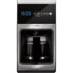 CASO Design Coffee One 10-Cup Filter Coffee Maker with Crema Magic Electric Milk Frother, Silver/Black thumbnail 2