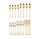 Fiesta Spark Champagne Satin 20-Piece Flatware Set, Service for 4, 18/0 Stainless Steel thumbnail 2