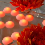 LUMABASE Orange Floating Blimp LED Lights, Waterproof Battery Operated Decorative Lights (12-Count) thumbnail 5