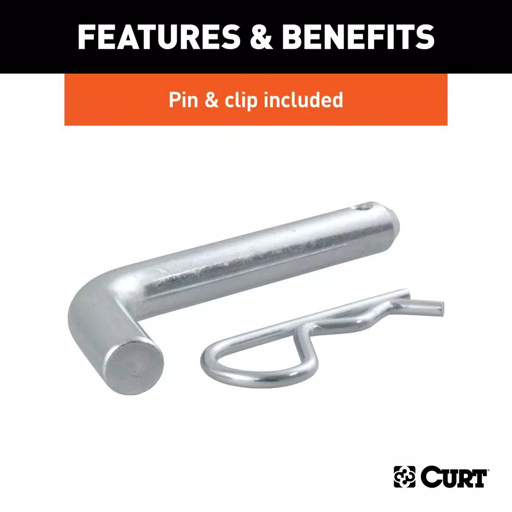 CURT Loaded Ball Mount with 2" Ball, 2" Shank, 7,500 lbs. Capacity, 2" Drop