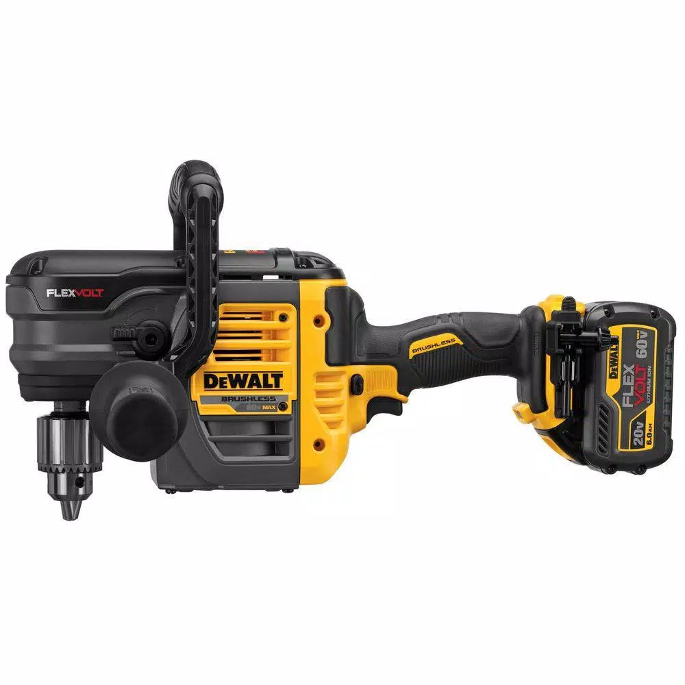 DEWALT FLEXVOLT 60V MAX Brushless 1/2 in. Stud & Joist Drill with E-Clutch and 6.0Ah Battery